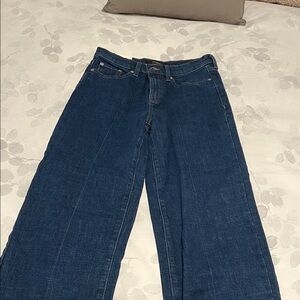 NWT Banana Republic Dark Blue Wide-Leg Women's Jeans